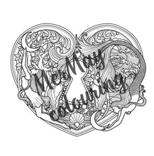 Load image into Gallery viewer, Mermay Colouring Digital Pdf - 6 illustrations pack - Instant download