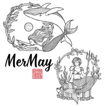 Load image into Gallery viewer, Mermay - FREE COLOURING PAGE - Instant download PDF - Digital file