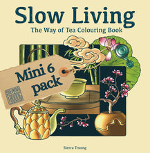 Load image into Gallery viewer, The Way of Tea Colouring Digital Pdf - 6 illustrations pack - Instant download