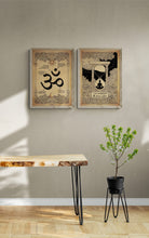 Load image into Gallery viewer, Meditation Printable Wall Art Set of 2 Vintage edition