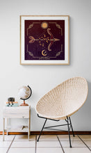 Load image into Gallery viewer, Sagittarius Zodiac Art