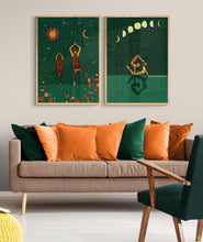 Load image into Gallery viewer, Yoga Girl Moon Phases Series - 2