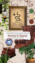 Load image into Gallery viewer, Snake Celestial Vintage Printable Wall Art