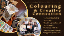 Load image into Gallery viewer, Mindfulness Colouring &amp; Creative Connection in Auckland | Sat 18th Oct 10am-12pm (2 spots available)
