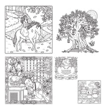 Load image into Gallery viewer, The Year of The Horse Colouring Digital Pdf - 3 illustrations pack - Instant download
