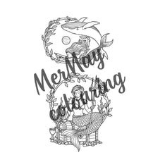 Load image into Gallery viewer, Mermay - FREE COLOURING PAGE - Instant download PDF - Digital file
