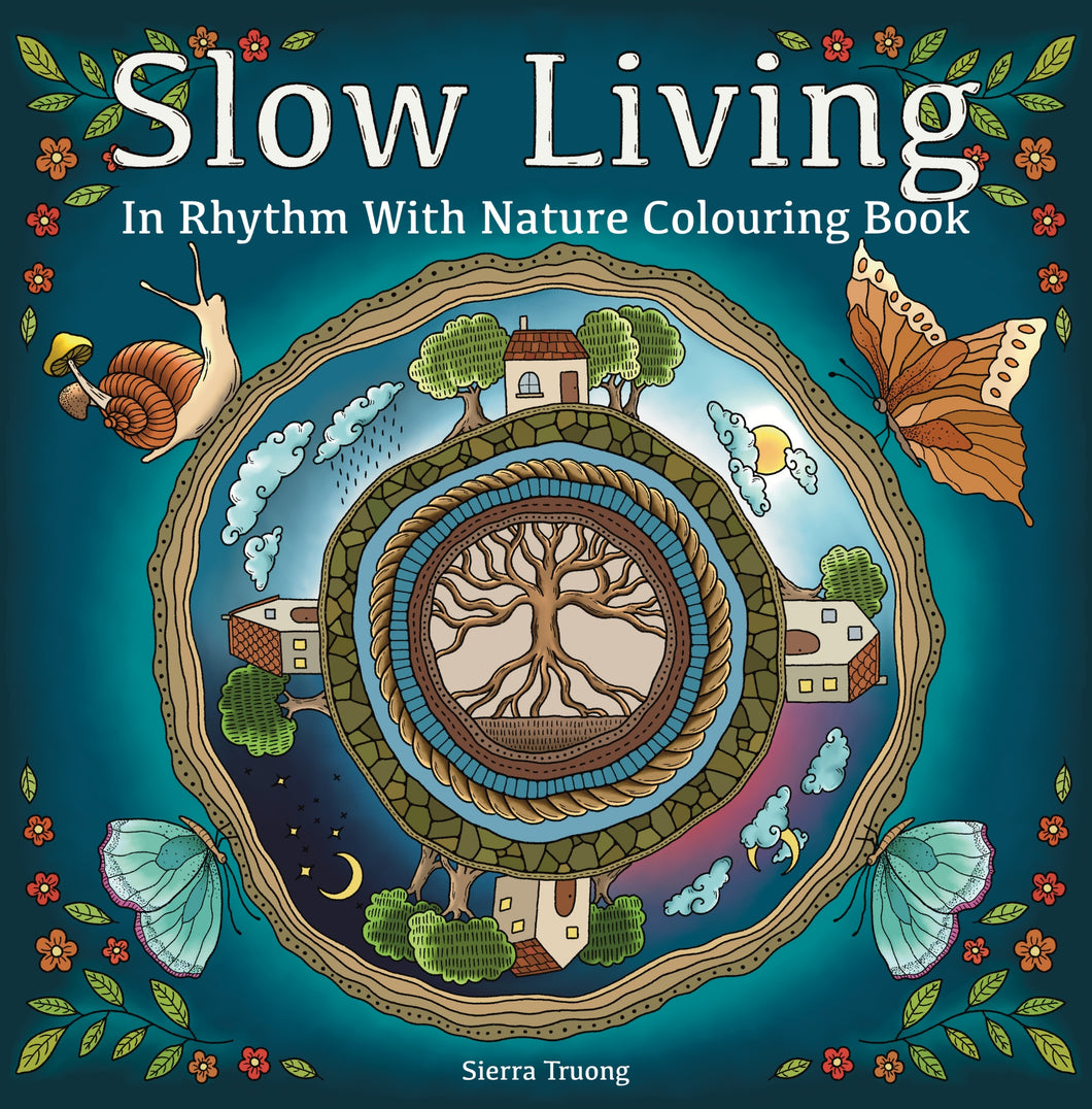 Slow Living: In Rhythm with Nature Colouring Page | Instant download | Pdf