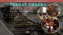 Load image into Gallery viewer, Tea meditation &amp; Throat chakra activation | Speak calmly &amp; authentically - on SAT MAY 4th 2024 | Event finished
