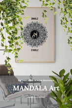 Load image into Gallery viewer, Inhale Exhale Mandala Art
