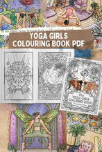 Load image into Gallery viewer, The Yoga Girls Coloring Book Instant download PDF file 24 pages
